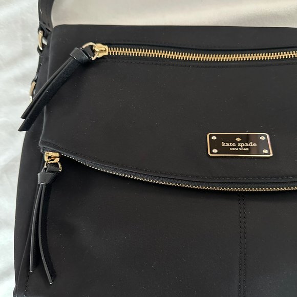 Kate Spade Mini Monks Black Nylon Messenger Bag with Strap - Picture 2 of 8
